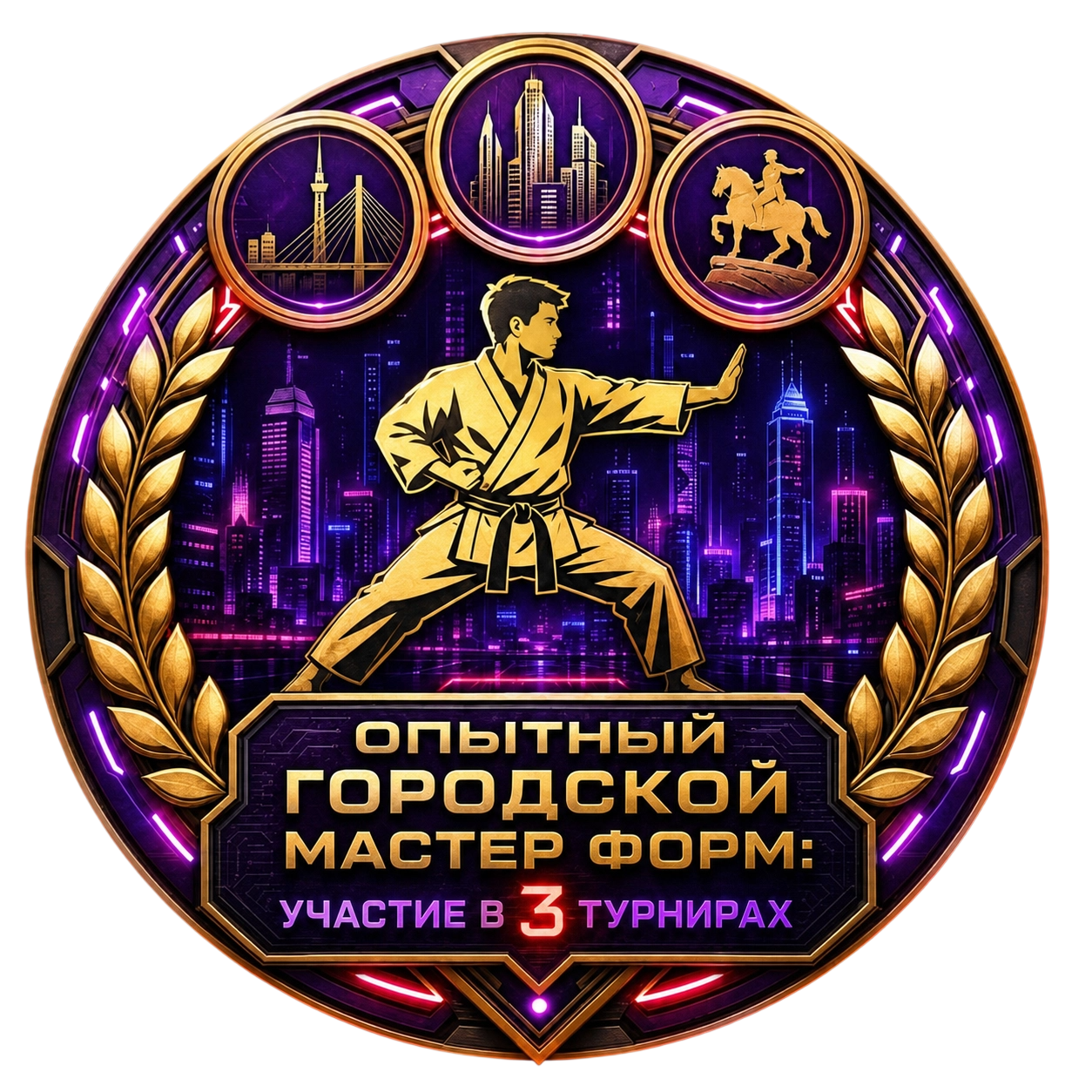 Опытный Городской Мастер Форм: Участие в 3 Турнирах