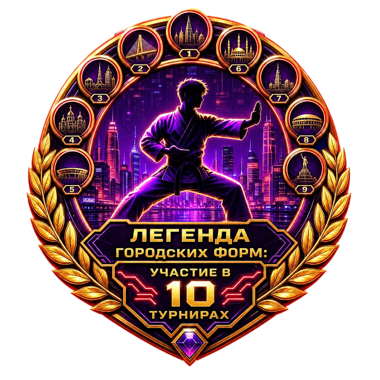 Легенда Городских Форм: Участие в 10 Турнирах