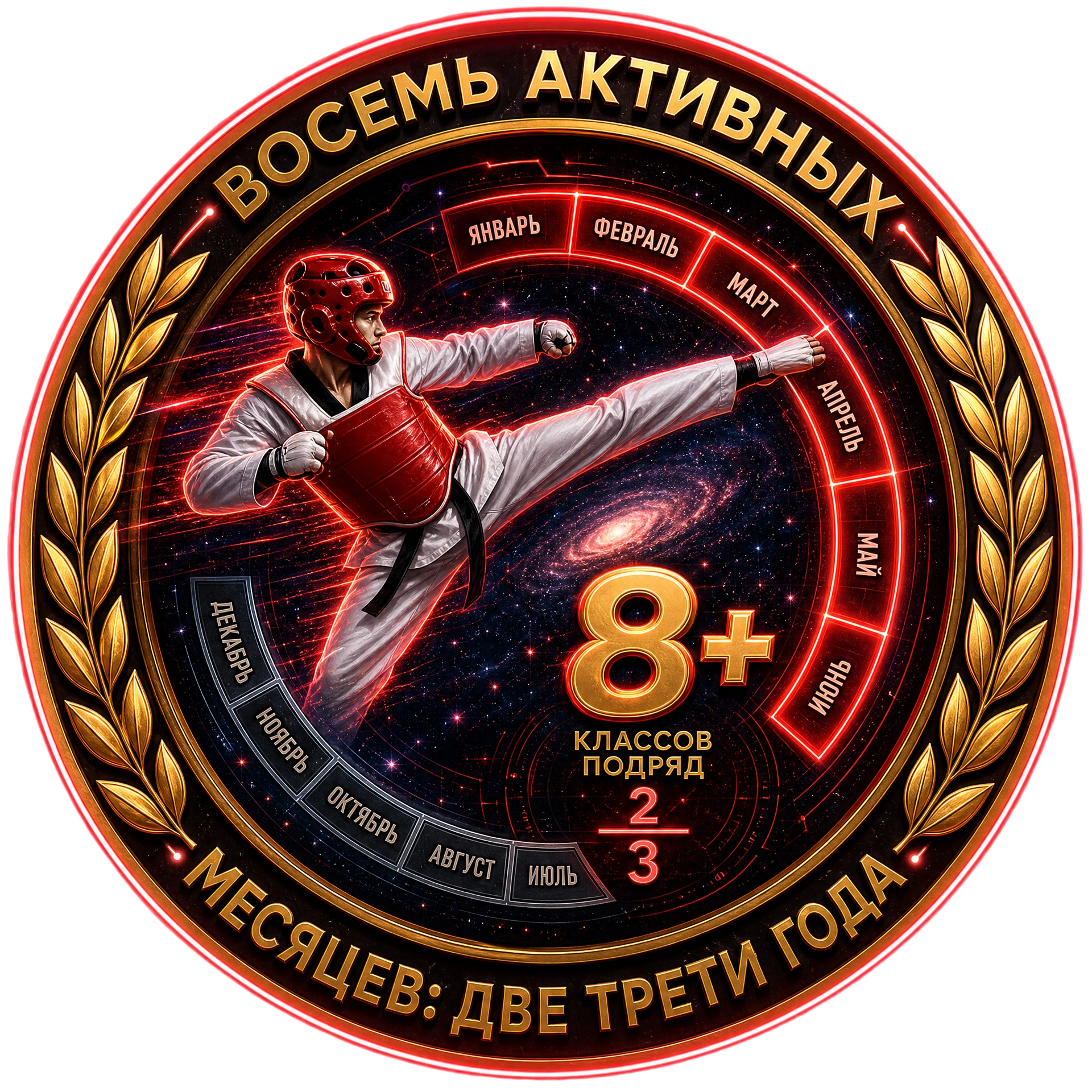 Восемь Активных Месяцев: Две Трети Года