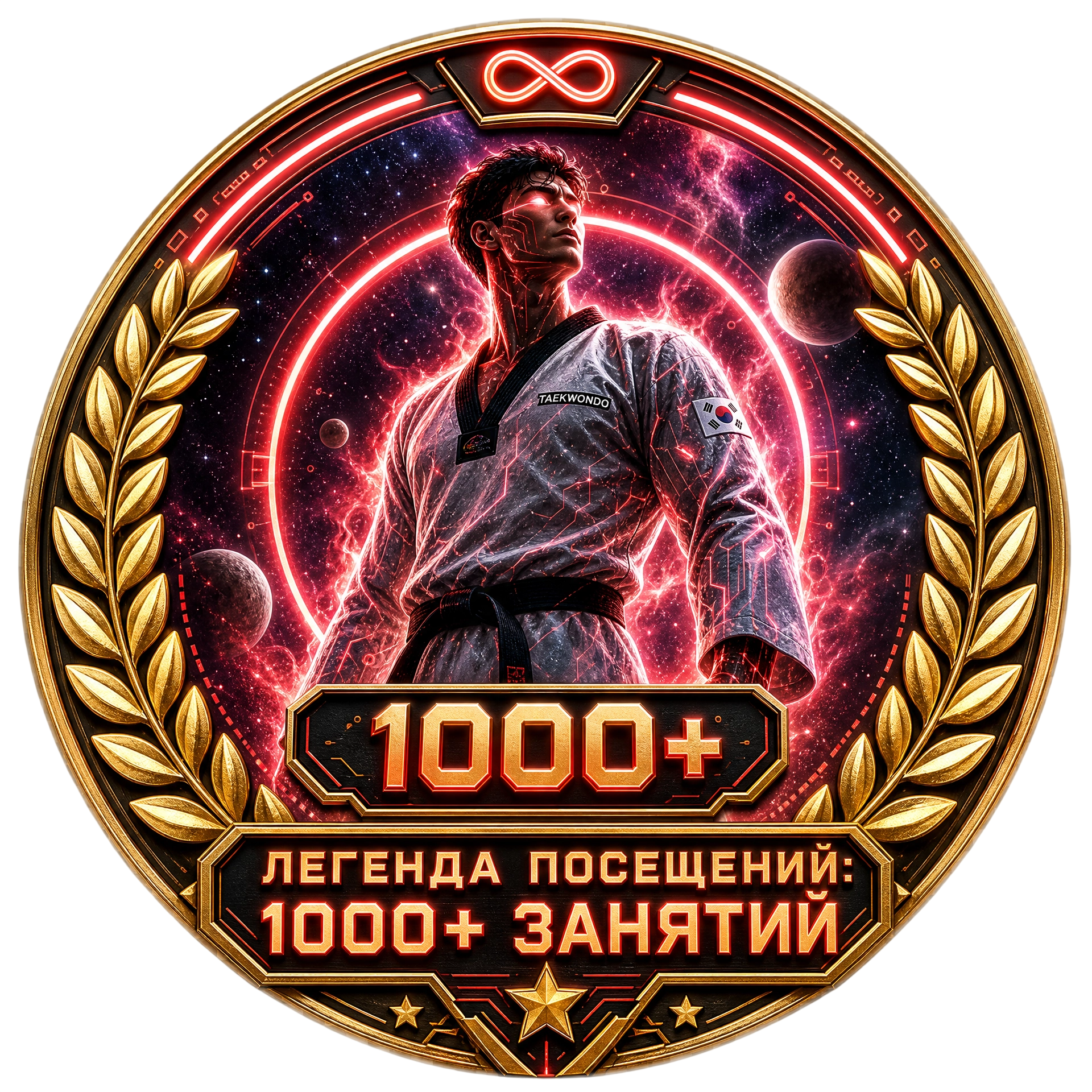 Легенда Посещений: 1000+ Занятий