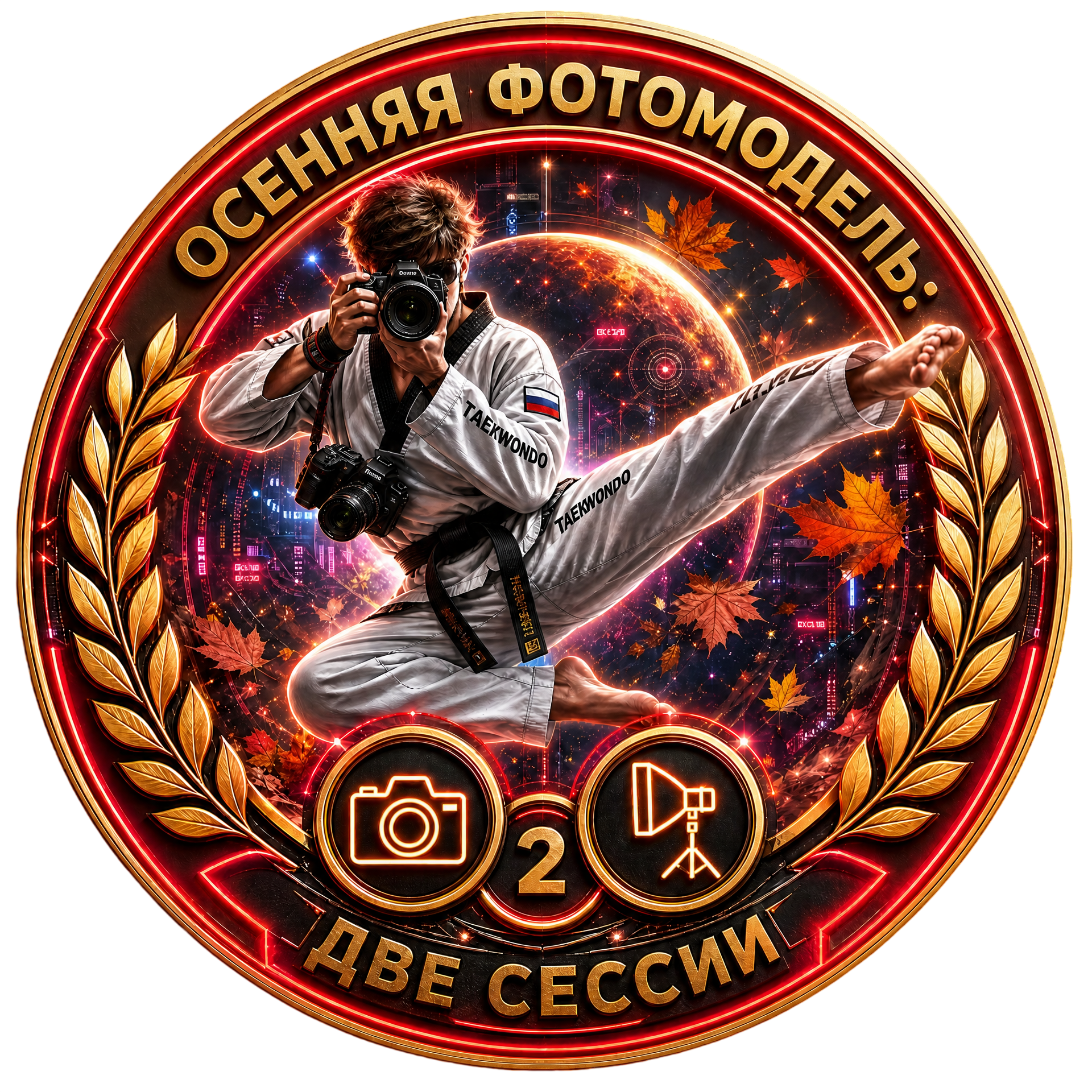 Осенний Фотомодель: Две Сессии