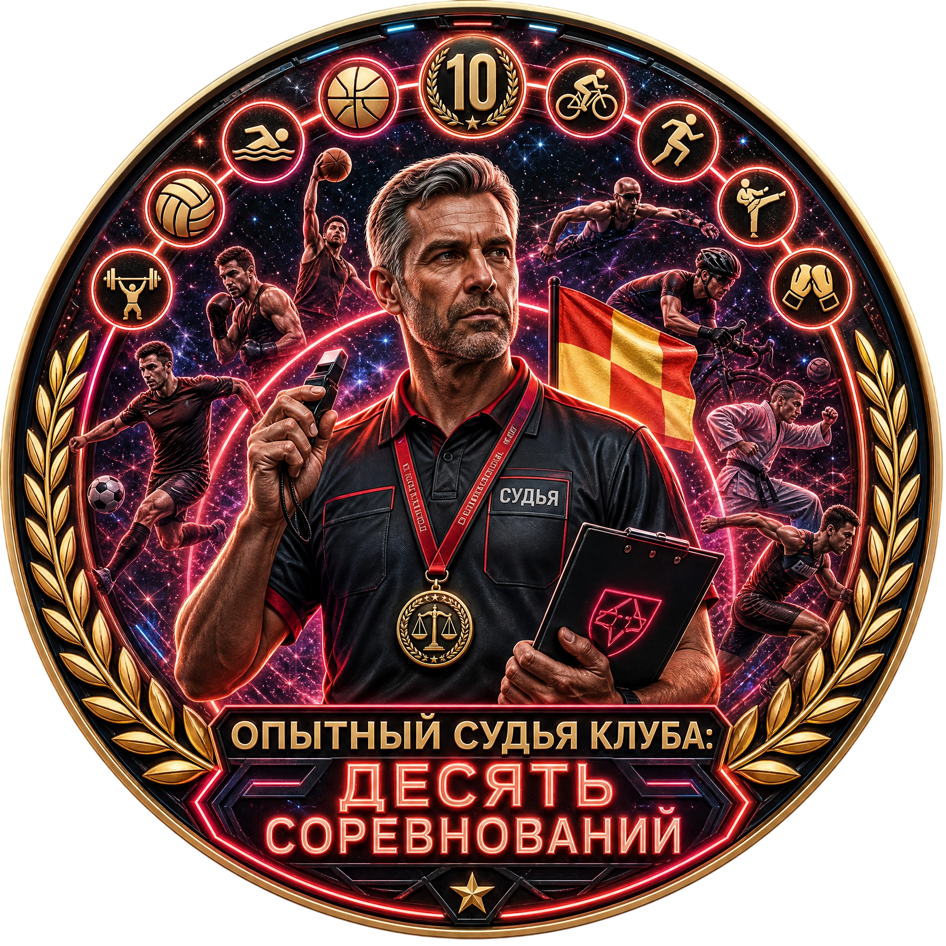 Опытный Судья Клуба: Десять Соревнований