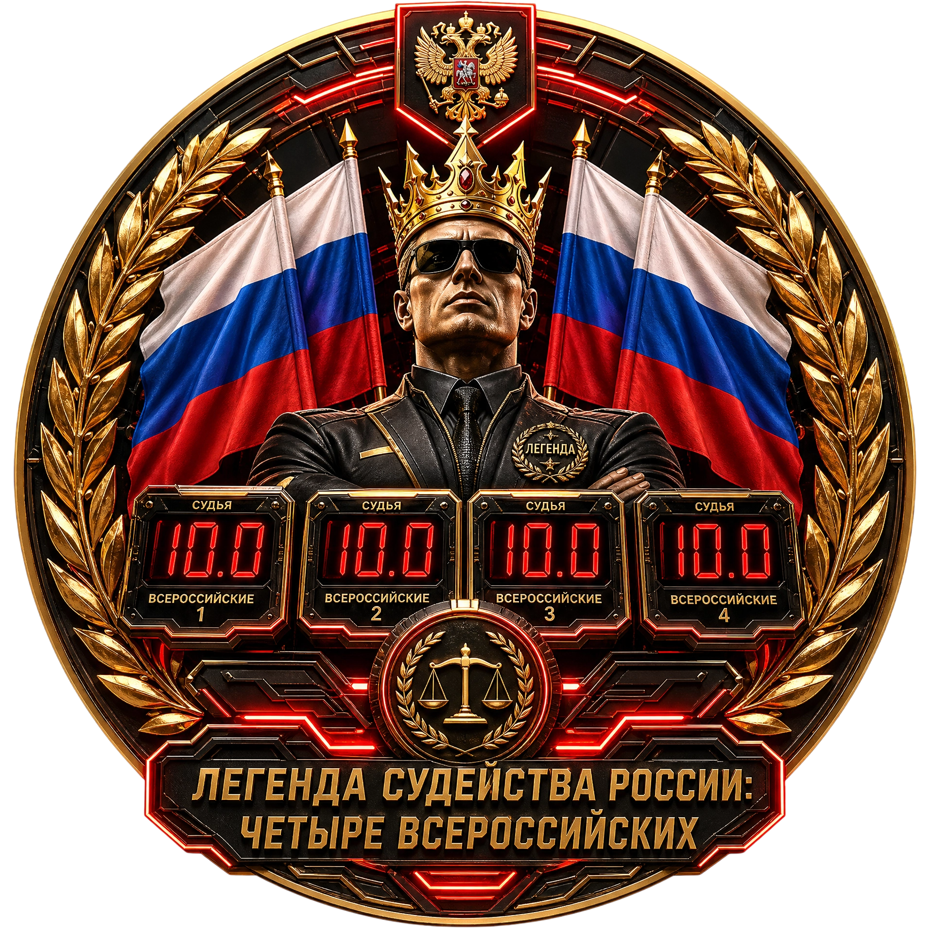 Легенда Судейства России: Четыре Всероссийских Соревнования