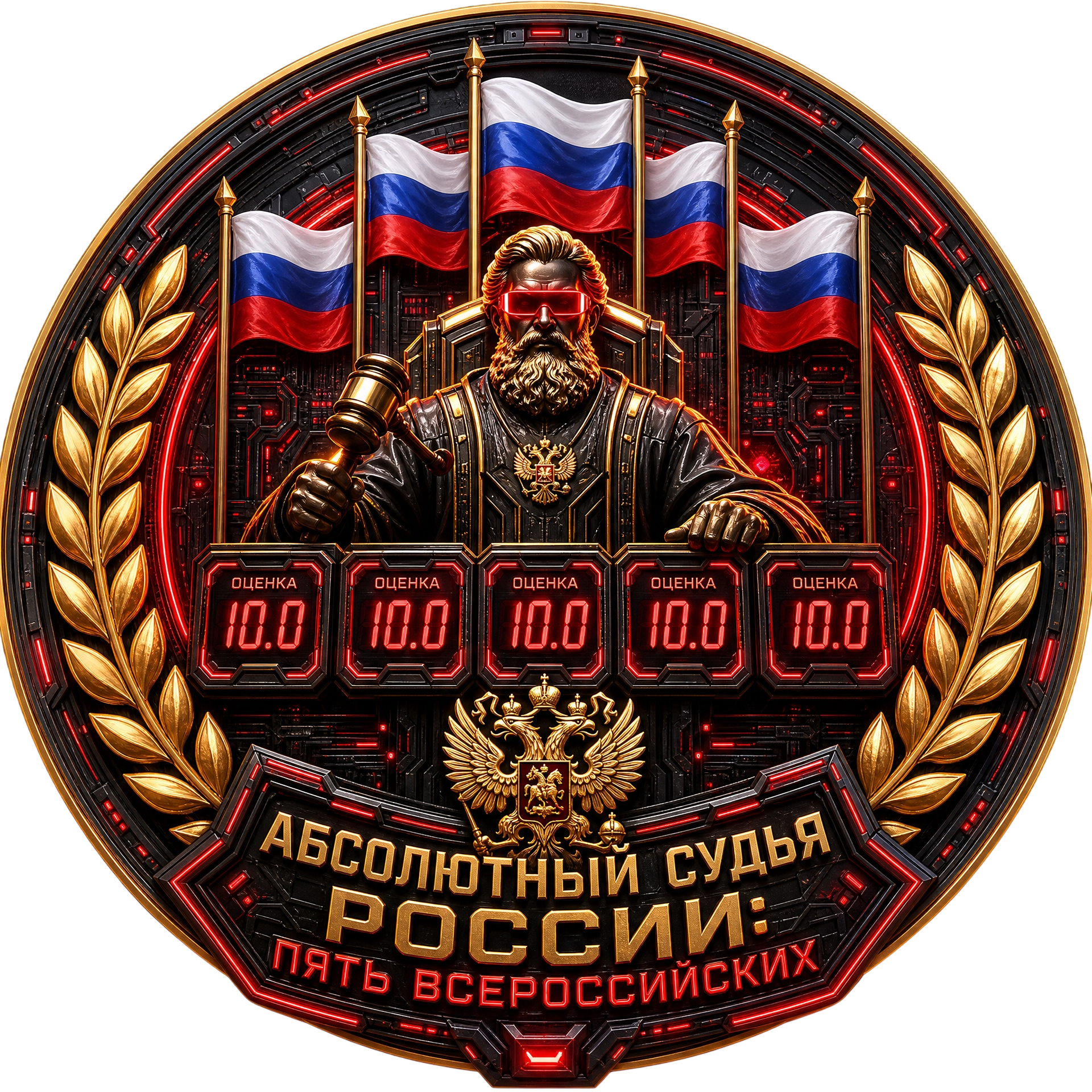 Абсолютный Судья России: Пять Всероссийских Соревнований