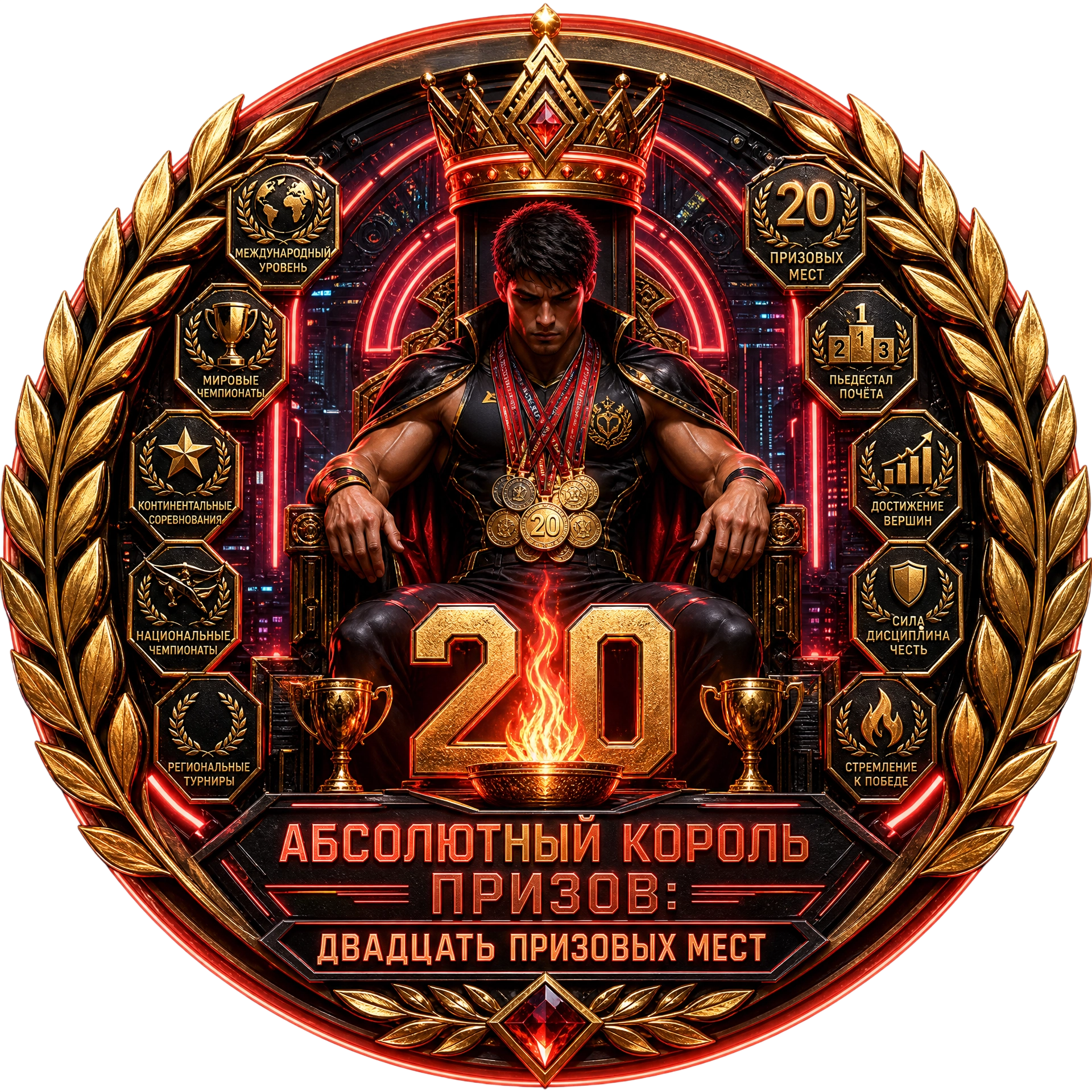 Абсолютный Король Призов: Двадцать Призовых Мест