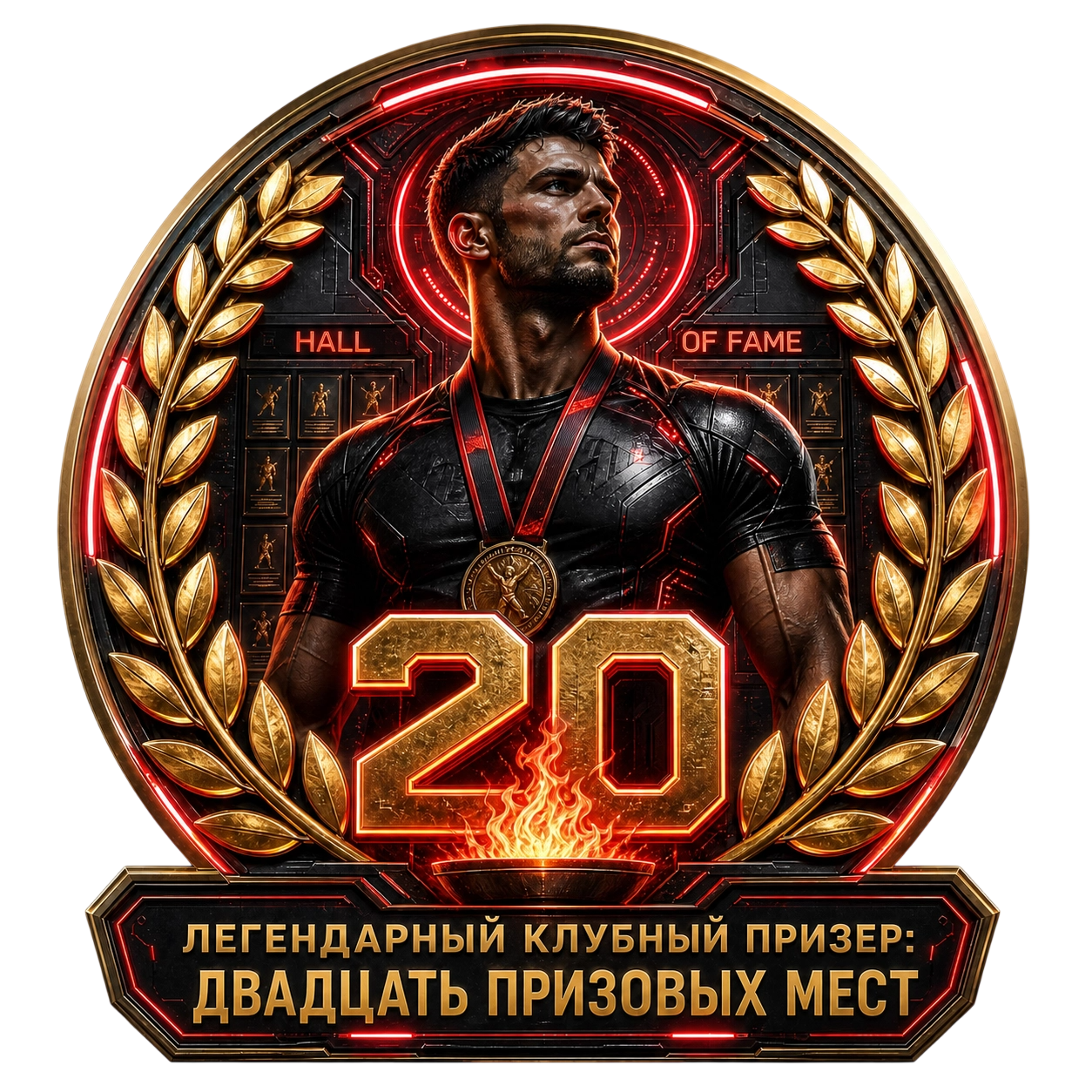 Клубный Легендарный Призер: Двадцать Призовых Мест